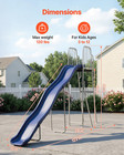10ft Water Slide For Kids Outdoor Pool Slide W  Sprinkler   Ladder