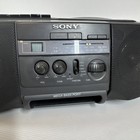 Sony Cfd-v10 Portable Stereo Fm Radio Cd Cassette Tape Player Boombox Tested Vtg