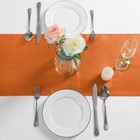 Satin Table Runner Burnt Orange 12x108 Inch Wedding Party Banquet Decor 4 Pcs