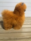 Alpaca Connection Peruvian Handmade Orange Real Baby Fur Plush Toy