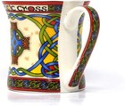 Celtic Cross China Mug-celtic Weave