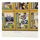 Notre Dame 1993 College Football Card Uncut Sheet  Le  742 1993  Excellent Cond