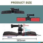 Sruim Motorcycle Helmet Chin Mount Kit For Insta360  Gopro  Dji Osmo Action