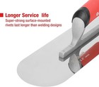 Goldblatt 2 Pieces Pool Trowel Stainless Steel With Soft Grip Handle Round End