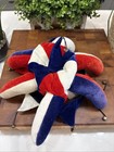 Vintage Jester Hat With Hanging Bells Patriotic Red White Blue 
