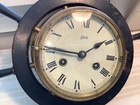 Vtg Schatz - Bell Ship Wheel Clock 6  As Is Parts Or Repair  T5