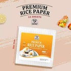 Rice Paper  White Rice Paper Wrappers  1 Pack  34 Sheets-fresh Spring Roll Wr   