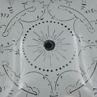 Vintage Square Plumes White And Clear Ceiling Light Fixture Cover Shade 12 