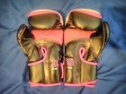 Sanabul Essential Gel Boxing Kickboxing Training Gloves Black pink 8 Oz