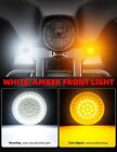 Motorcycle 1157 Front Rear Led Bullet Turn Signal Lights Smoke Lens For Harley