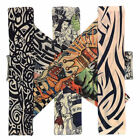 6pcs Unisex Mens Women Nylon Temporary Fake Full Arm Tattoo Sleeves Stockings