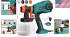 Hychika Paint Sprayer  700w Hvlp Electric Paint Sprayer  1200ml Tank 4 Nozzles A