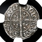England  Richard Ii  1377-1399  Hammered Silver Halfpenny  S-1699  Ngc Xf Detail