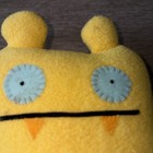 Pretty Ugly Doll Little Nandy Bear Yellow Plush Stuffed Animal 7 