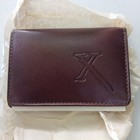 Xena Warrior Princess Mini Wallet Burgundy Leather 4    Unused