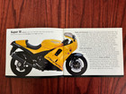 Vintage 1995 Triumph Motorcycle Model Booklet
