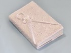 White Eyelet Covered Keepsake Baby Bible - Simply Charming Kjv