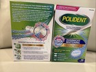 Polident Overnight Whitening Antibacterial Denture Cleanser Tablets  2x90 180 Ct