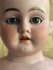 Antique Ernst Heubach German Bisque Doll Head Weighted Sleep Eyes 1900-10
