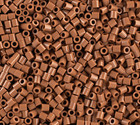 1000 Ct - Light Brown - Perler Beads  Brand New  Fuse  Plastic Beads For Ironing