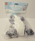 Raz-buddy Paci Holder With Soothie Pacificer  Gray   White Coby Cow  Brand New  