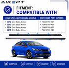 4-piece Window Weatherstrip Seal Belt 72450-tr0-a01 For Honda Civic   Compatible