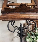 Early 20th-c Hand Forged Iron Lectern  Music Or Book Stand 42   h