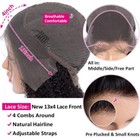 Balayage Blonde Brown Highlight 13x4 Lace Front Human Hair Wigs