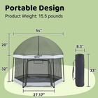 Pamo Babe Baby Playpen W  Sun Protection Canopy     Indoor outdoor Portable Play Y