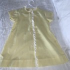 Kate Greenaway Yellow Girls Dress Daisy Lace Trim Size 4 A Line Vintage 60s 