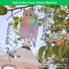 Reflective Bird Deterrent Scare Owl Keep Away Repellent Hanging Spinner Discs