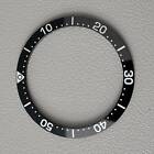Seiko Skx007 Skx009 Ceramic Bezel Insert Black Skx  lx Style Lume  Sloped C3