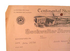 Vintage 1922 Continental Stove Works Buckerwalter Stove Co Billhead Invoice