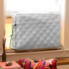 Indoor Window Air Conditioner Cover 21x15x3 5 Insulated Ac Draft Protector Gray