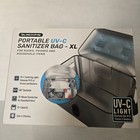 Portable Uv-c Sanitizer Bag Xl For Masks Phones Household Items New Blackfin Uv
