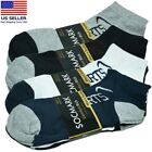 12 Pairs Mens Cotton Sports Ankle Quarter Crew Casual Socks Low Cut Size 9-13