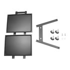 2-layers Hairdressing Trolley Salon Rolling Cart Swivel Trolley Free Standing