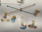 Vintage 1950s Irmi Wooden Nursery Mobile  813 Musical Angels Boxed Works