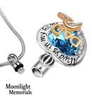 New Always In My Heart Mom Dad Grandma Grandpa Cremation Urn Ashes Necklace