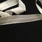 Embroidered Galloon Lace Trim Vintage Lace Trim 1  White White 5 Yds  w354