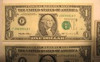 Lot Of 5 1995  1 Frn Third Printing Shift Error Notes - Fine To Au Conditions