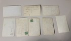 Lot Of 8 Antique Vintage Photo Postcard Circa 1900s         