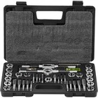 40 Piece Tap And Die Set Sae   Metric   Metric Screw Threads With Carrying Case