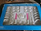 Vintage Old new Stock Children s 41 Piece Porcelain Tea Set  set Of 8 year 1998