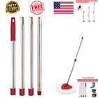 Mop Handle For O Cedar Spin Red Stainless Steel 30-58 Inch 4 Section Extendable