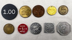 Vtg Lot Of 10 Military Trade Tokens Coins Nco Open Mess R r
