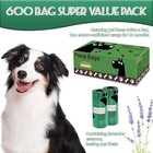 Pets N Bags Dog Poop Bags dog Waste Bags  Biodegradable Unscented Refill Rolls 