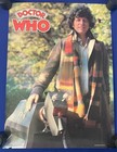 Lot- 3  Vintage 1980s Bbc Doctor Who  Dr  Poster Tom   Colin Baker 17x24in