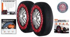 Pack Of 2 High-density Snow Socks For Tires - Ultimate Traction Aid