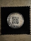2017 1 Oz Silver Bitcoin-gold black Conversion Edition-micromint Coa 381 2000       
